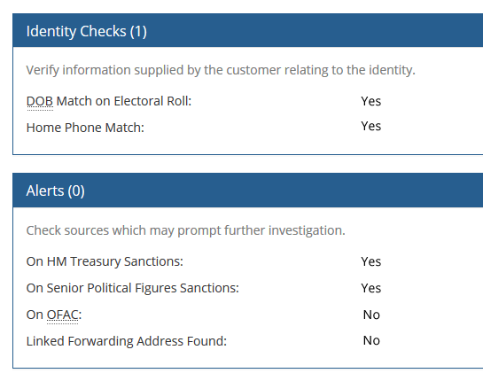 Identity Check