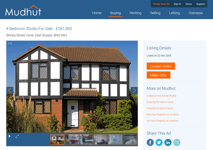 Example Property Let Advert